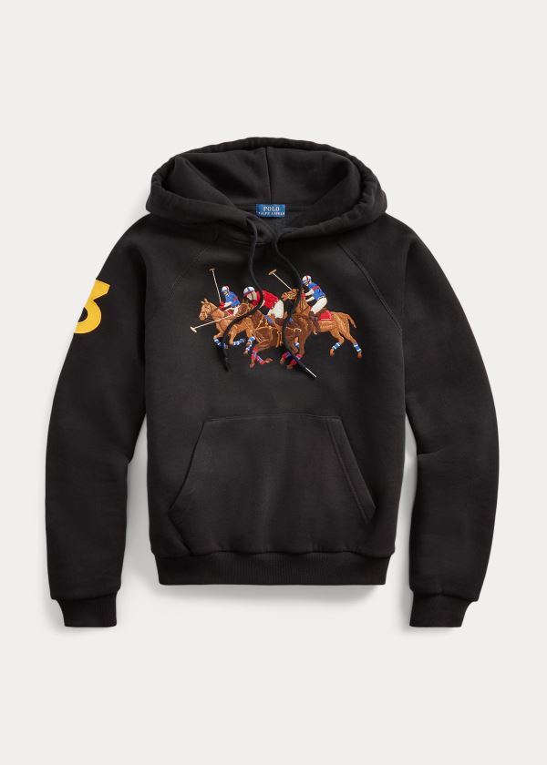 Sudaderas Con Capucha Polo Ralph Lauren Mujer Negros - Fleece - PDAGV7849